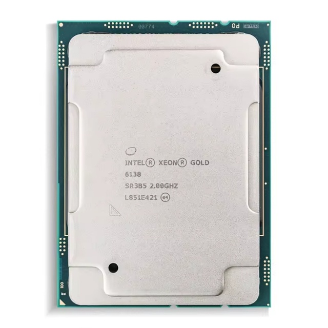 New Xeon Gold 6138 Four Core 3.4GHz 14nm LGA3647 Socket 3MB L3 Cache 6MB L2 Cache Dual 4800MT/s 65W TDP Desktop Processor