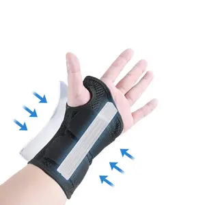 Compression Pain Relief Wrist Band Wrist Support Wrist Brace Wholesale Copper Universal Polyester & Cotton 50pcs L/R Adult Black