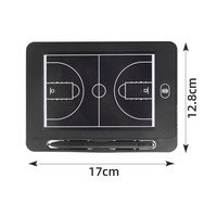 Tableau Tactique de Football Professionnel Électronique Effaçable Magnétique avec Poches Droites et Revêtement en Soie pour Entraîneur de Match