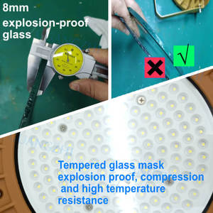 Îlot de cuisine LED 150W 200W UFO High Bay Lampara Anti-explosion Suspension pour entrepôt Linterna <span class=keywords><strong>Airport</strong></span> - Product Image 6