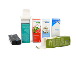 <span class=keywords><strong>2026</strong></span> Recycelbare Maßgefertigte Medizin- und Vitamin-Pillenverpackung Elfenbeinkarton-Ordner mit Prägung und Griff für Ihr Logo und Markenname - Product Image 5