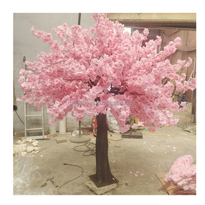 Venta al por Mayor de Fábrica, Árboles Artificiales Realistas de Flores de Cerezo Rosadas Japonesas para Decoración de Interiores - Product Image 6
