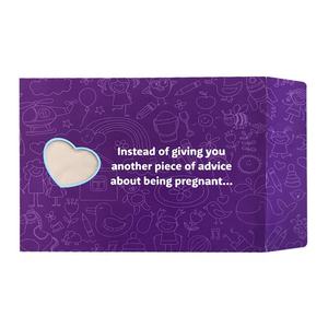 Durable non pliable Rigide violet <span class=keywords><strong>a4</strong></span> Carton Papier Document Enveloppe avec Coeur en forme de fenêtre ouverte - Product Image 1