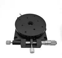 Plataforma Giratoria Eléctrica de 90 mm de Diámetro, Plataforma de Posicionamiento Giratoria Manual, Otros Instrumentos Ópticos