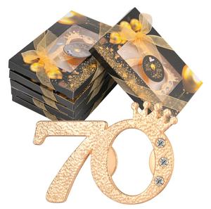 Ouvre-bouteille <span class=keywords><strong>de</strong></span> bière couronne numérique en métal pour 30e <span class=keywords><strong>40e</strong></span> 50e 60e 70e anniversaires <span class=keywords><strong>de</strong></span> <span class=keywords><strong>mariage</strong></span> faveurs <span class=keywords><strong>de</strong></span> fête invités Souvenirs cadeaux - Product Image 5