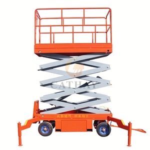 Makaslı asansörler manuel mobil hidrolik makaslı asansör fiyat - Product Image 6