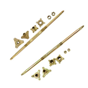 Essieu arrière de 610 mm adapté pour les véhicules tout-terrain DIY 49cc <span class=keywords><strong>50cc</strong></span> 110cc 125cc, kart, <span class=keywords><strong>quad</strong></span>, scooter - Product Image 1