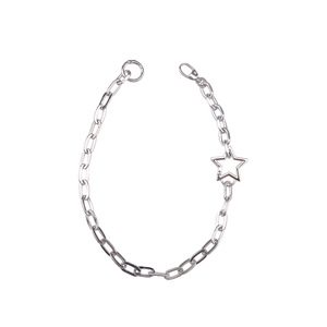 สร้อยคาดเอวแบบโซ่ชั้นเดียวลายดาวสีเงินสไตล์ฮิปฮอป สำหรับกางเกงยีนส์ เครื่องประดับแฟชั่นสำหรับใส่ทุกวัน ทำจากโลหะผสมสังกะสี - Product Image 5