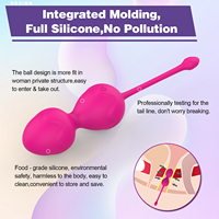 OEM Vibromasseur œuf vibrant 10 vitesses avec télécommande, en silicone de qualité alimentaire, œuf d'amour, boules vaginales, jouets sexuels pour exercices de Kegel pour femmes
