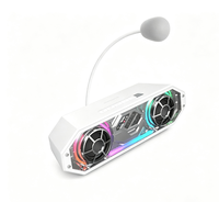 Barre de son gaming Edifier HECATE G2500 7.1 Surround Sound avec micro AEC à suppression d'écho et 12 modes d'éclairage RGB pour PC de bureau