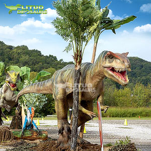 Dinosaurus animatronik Allosaurus dalam ruangan untuk pusat perbelanjaan taman petualangan taman trampolin taman peralatan taman logam - Product Image 3