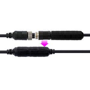 Cable de Extensión de Video para Automóvil de 65 Pies y 4 Pines, Impermeable, para Cámara de Visión Trasera, Camión, Remolque, Autobús, Autocaravana, Monitor de Reversa - Product Image 6