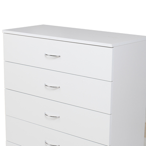 Vente en gros Armoire blanche <span class=keywords><strong>Commode</strong></span> en bois de chêne <span class=keywords><strong>Commode</strong></span> à 5 tiroirs <span class=keywords><strong>Commode</strong></span> en bois <span class=keywords><strong>blanc</strong></span> pour le salon - Product Image 5
