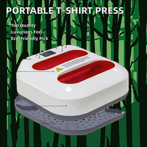 Promotion de stock vente en gros presse manuelle à chaud pour vêtement portable sublimation opération facile 9 "<span class=keywords><strong>transfert</strong></span> de chaleur nouveau - Product Image 3