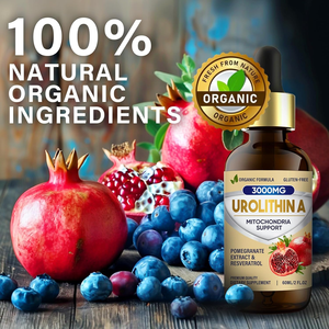 Julong OEM Urolithin A Flüssige Tropfen, Unterstützung gegen Alterung und für Mitochondrien, Urolithin A Flüssigkeit 60ml Granatapfelextrakt Urolithin A Tropfen - Product Image 6