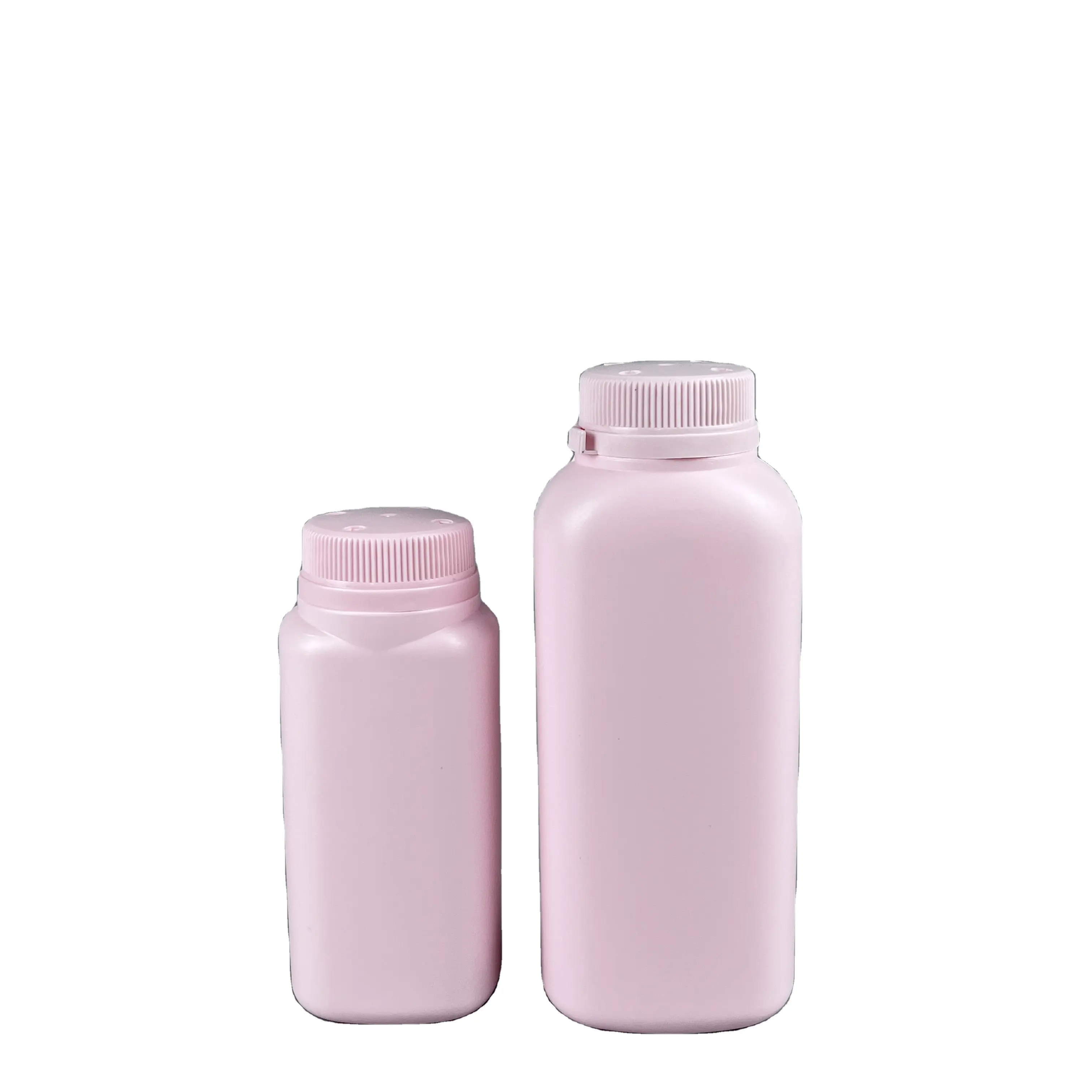 गर्म बेच खाली पाउडर कंटेनर बोतल पाउडर प्लास्टिक बेबी पाउडर बोतल के लिए त्वचा की देखभाल शरीर मिनी बोतल थोक