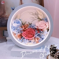 Groothandel handgemaakte eeuwigdurende geconserveerde bloemenlamp in cadeauverpakking voor terug naar school, afstuderen, Thanksgiving & Kerstmis