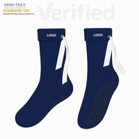 Chaussettes de yoga personnalisées de haute qualité avec logo, chaussettes de pilates en coton tricoté pour femmes, antidérapantes, pour le sport, adaptées à l'hiver