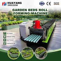 Machine de formage à rouleaux entièrement automatique de haute précision pour jardinières surélevées et bacs à fleurs métalliques sur mesure
