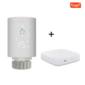Termostato WiFi inteligente Tuya Controlador de temperatura WiFi para  calefacción por suelo radiante Blanco