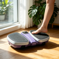 Mini plateforme vibrante électrique sans fil à batterie lithium pour le remodelage corporel, le bien-être et l'amincissement à domicile
