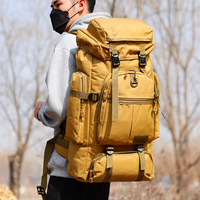 Sac à dos tactique de qualité supérieure avec bandoulière, pour le camping et la randonnée, durable, avec fermeture éclair, grande capacité, unisexe