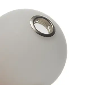 Bola hueca soplada a mano, Dia50-300mm personalizado, ópalo blanco, lámpara de cristal con rosca G9