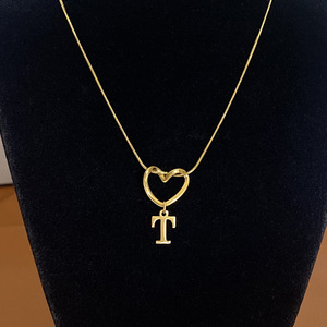 Collier en acier inoxydable plaqué or 18K PVD imperméable à l'eau, lettre de l'alphabet A-Z, tendance sur <span class=keywords><strong>TikTok</strong></span> - Product Image 6