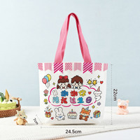 Bolsos Tote Multicolores Más Vendidos, Funcionales y Resistentes al Desgaste, Bolsos Mini Personalizados de Lona 100% Algodón para Mujer