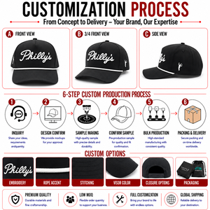 Gorra de Golf de Cinco Paneles con Bordado 3D, Servicio Personalizado OEM, Alta Calidad, MOQ Bajo, Cierre a Presión, Ventilada, Duradera y Ligera - Product Image 2
