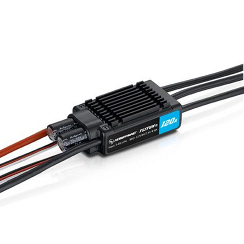 Бесщеточный Регулятор скорости ESC HobbyWing FLYFUN 120A V5 с BEC для радиоуправляемых моделей