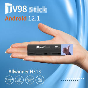 Boîtier <span class=keywords><strong>TV</strong></span> transfrontalier TV98 Nouveau décodeur réseau <span class=keywords><strong>Android</strong></span> 5G WIFI pour <span class=keywords><strong>la</strong></span> mise en miroir d'écran 4K HD - Product Image 1