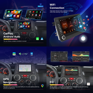 Hikity pour <span class=keywords><strong>Fiat</strong></span> <span class=keywords><strong>Panda</strong></span> 2002-2012 7 ''Android Car Radio Stereo 2 + 64G Wireless Carplay/Android Auto/<span class=keywords><strong>GPS</strong></span>/WiFi Car Audio Wholesale - Product Image 2