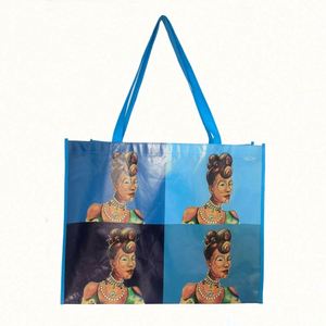 Sacs fourre-tout promotionnels en PP laminé non tissé, écologiques, recyclables et réutilisables, avec impression de logo personnalisée de haute qualité, pour cadeaux d'affaires - Product Image 2