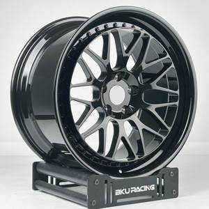 Jantes Bku 3 pièces forgées 5x120.65 pour Corvette C8 ZR1 C7 C6 Z06 C5 19 20 21 pouces, jantes en alliage légères personnalisées à fond profond - Product Image 3
