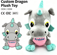 Jouets dragon en peluche faits sur commande jouet animal dragon en peluche mignon dragon en peluche krakow