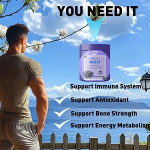 Gomitas Multivitamínicas para Hombres Adultos, Venta Caliente OEM/ODM, No Aptas para Adolescentes o Niños, Suplementos Herbales, Apoyo Energético - Product Image 3