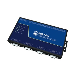 อีเบท ซีรีส์ NB144 เซิร์ฟเวอร์อีเธอร์เน็ตเกรดอุตสาหกรรม 4 ช่องสัญญาณแบบอนุกรม RS485/RS232/RS422 เกตเวย์คอมพิวติ้งแบบ Edge  เกตเวย์ ModBus - Product Image 1
