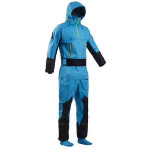 Kayak Drysuit para hombres en agua fría Kayak Remando Impermeable Cremallera trasera Traje seco con capucha - Product Image 1