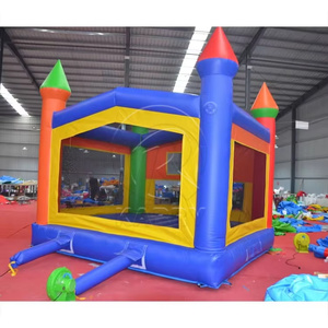 Grand château gonflable commercial gratuit personnalisé pour enfants Combo Maison de toboggans sautant plein d'entrain - Product Image 2