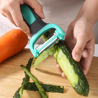 Manjia Huishoudmes Multifunctionele 3-In-1 Aardappelschraper Fruit En Dunschiller Dunschiller Schaaf Fruit Dunschiller Mes
