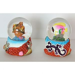 Adornos de Bola de Nieve de Resina Personalizables, Decoración para el Hogar, Regalos de Recuerdo, Globo de Nieve Decorativo Creativo con Diseño Oceánico - Product Image 2