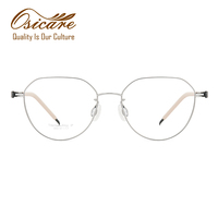 Kacamata Pria Desainer Bingkai Titanium Murni Terbaru Berkualitas Tinggi, Kacamata Emas Mewah Merek Ternama Optik Lunettes De Luxe