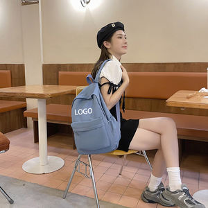 Mochila con múltiples bolsillos y logotipo de marca personalizado para estudiantes universitarios, mochila escolar informal para universitarios, mochila informal para universitarios - Product Image 3