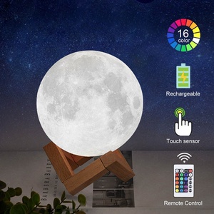 Lampada Luna 3D Smart LED Wi-Fi Tuya, Illuminazione Decorativa per Soggiorno, Lampada da Tavolo Magnetica Fluttuante - Product Image 2