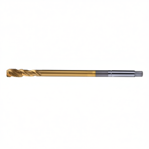 Ttake Ta1280 Universal Tap TiN Coated 40 Degree Helix Extra <b>Long</b> Series Tapered For <b>Blind</b> Holes Tolerance 6hx - Product Image 2