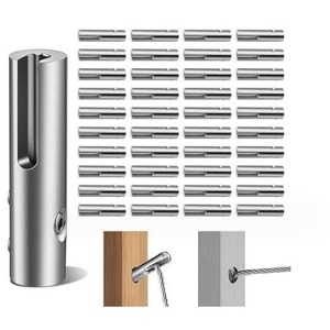 Terminal de Anclaje para Barandilla de Cable de Acero Inoxidable YD de 18 Pulgadas para Plataformas de Escaleras, Diseño Minimalista - Product Image 2