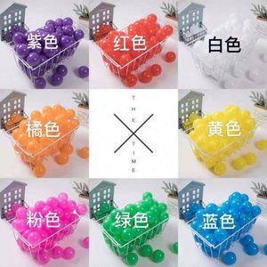 Pelotas de Plástico Azules, Blancas y Coloridas para Piscina de Juegos Infantil, Tipo Océano - Product Image 2