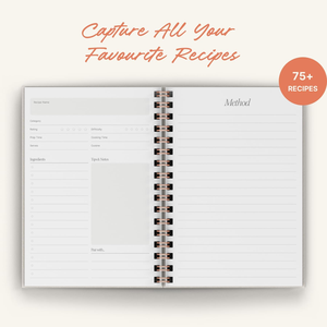 Impression de logo personnalisé, <span class=keywords><strong>livre</strong></span> de recettes A5, écrivez votre propre journal de recettes, carnet à spirales, pour <span class=keywords><strong>livre</strong></span> de <span class=keywords><strong>cuisine</strong></span> familial - Product Image 2