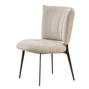 Ghế ăn bọc da PU cao cấp, êm ái, bền bỉ, lý tưởng cho các bữa ăn gia đình và các buổi tụ họp. - Product Image 5